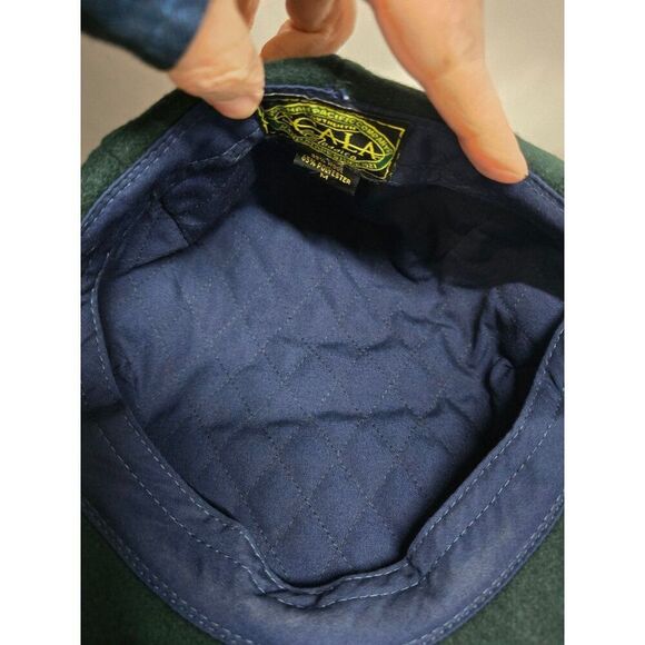 Scala Classico Green Wool-Blend Flat Cap Handmade By Dorfman Pacific Co. - Picture 5 of 6